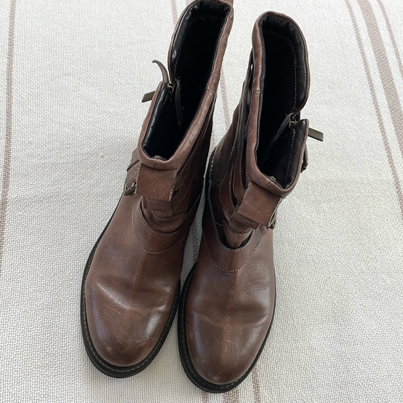 Latitude Femme Leather Motot Boots - Picture 5 of 7